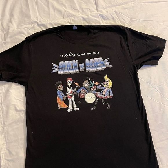 Iron Bow Rock of Ages Graphic T-Shirt Men Size M - Picture 12 of 13